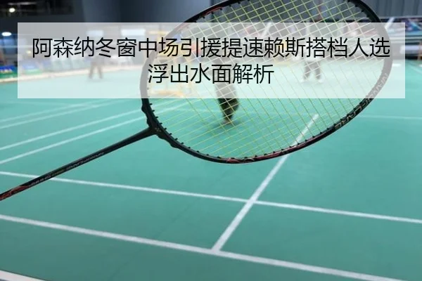 阿森纳冬窗中场引援提速赖斯搭档人选浮出水面解析